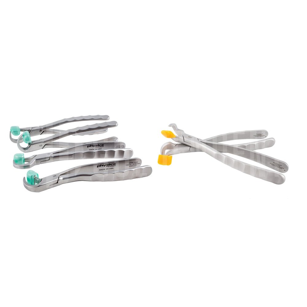 Physics Forceps Golden Package GMX 100-200 Standard Series & GMX 400 Molar Series Sets Extraction Forceps - Directa - GoldenDent